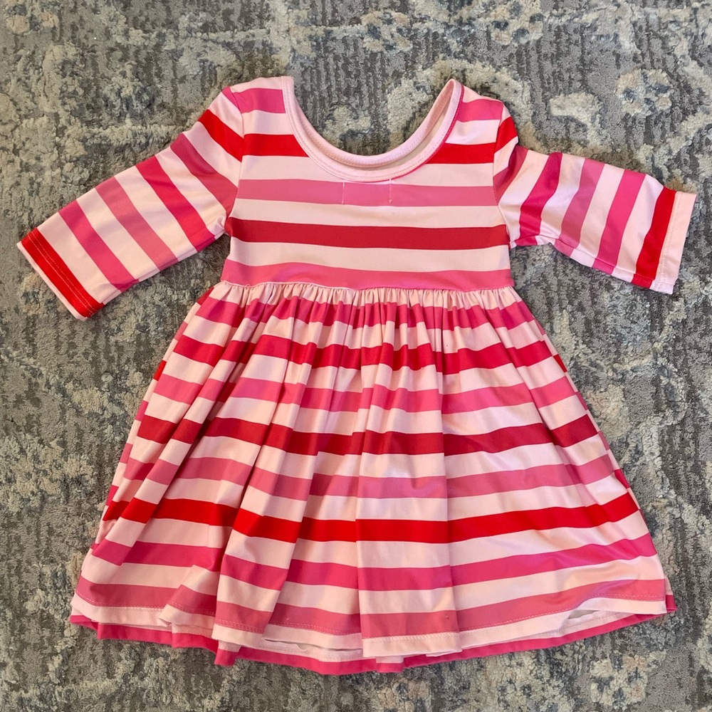 Mila & Rose 2T Girl Valentine’s Day All You Need Is Love Twirl Dress - Picture 8 of 16